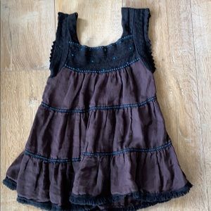 Free people baby doll tiered tank